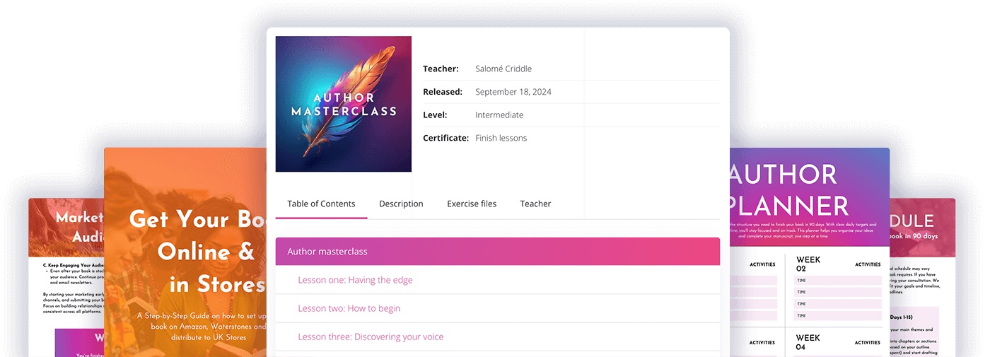 Author Masterclass preview